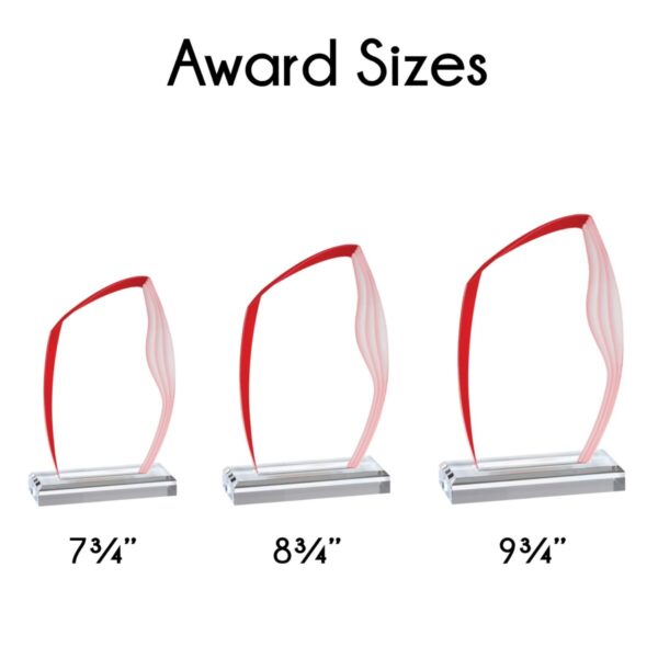 Wave Edge Acrylic Award - Image 3