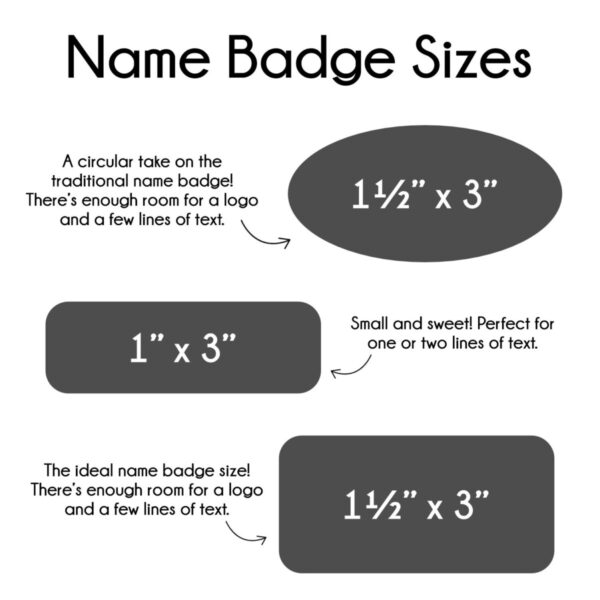 Framed Name Badges - Image 2