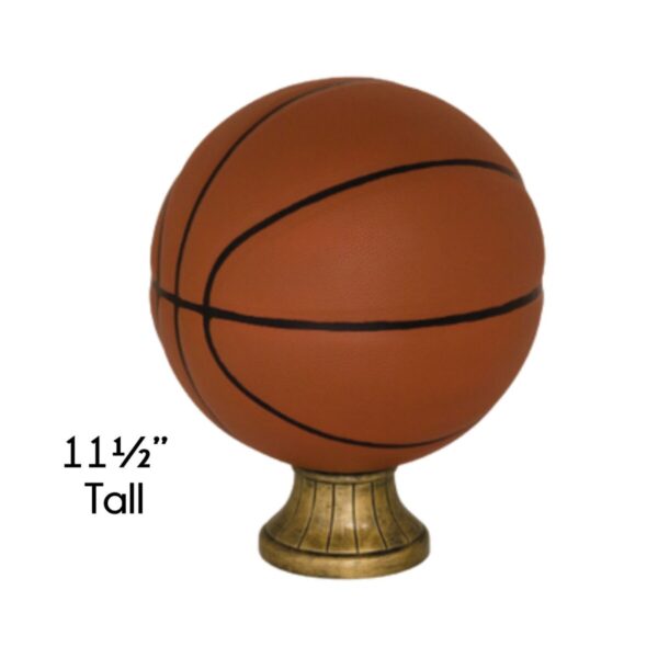 Colored Basketball Fantasy League Perpetual Trophy - Image 2