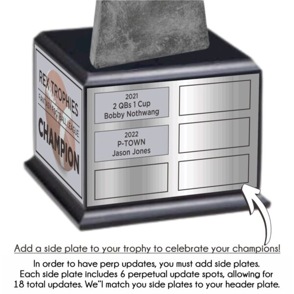 Couch Champ Style Fantasy Football League Perpetual Trophy - Image 10