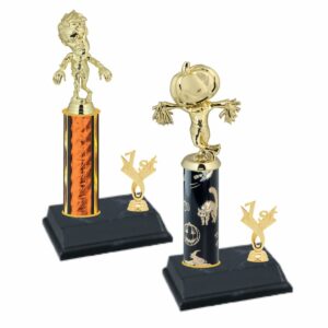 Halloween Character on Column with Trim Trophy