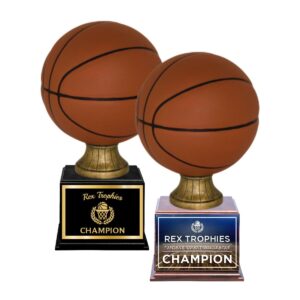 Colored Basketball Fantasy League Perpetual Trophy