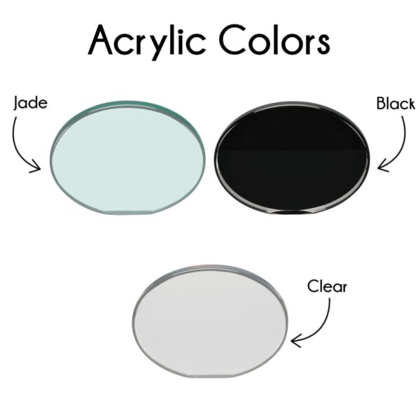 Oval Acrylic Award - Image 3