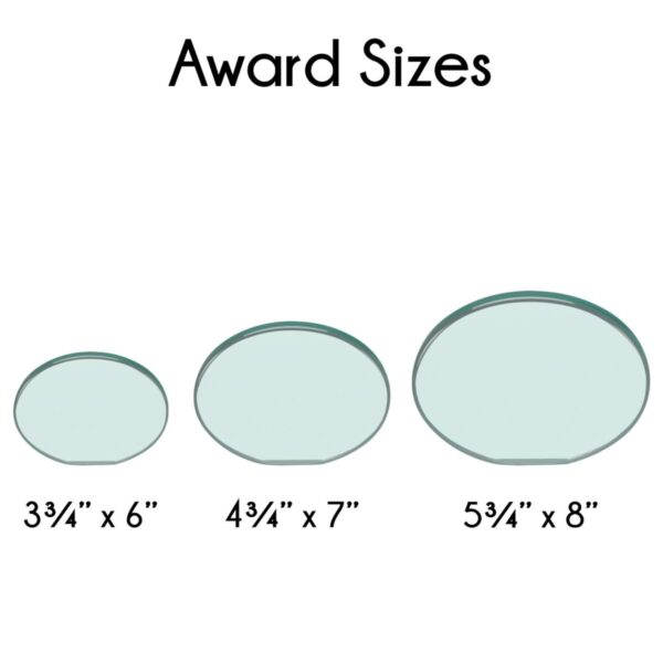 Oval Acrylic Award - Image 4