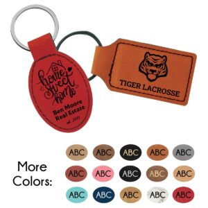 Leatherette Keychain