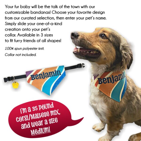 Customizable Pet Bandana - Image 2
