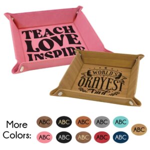 Leatherette Folding Trays