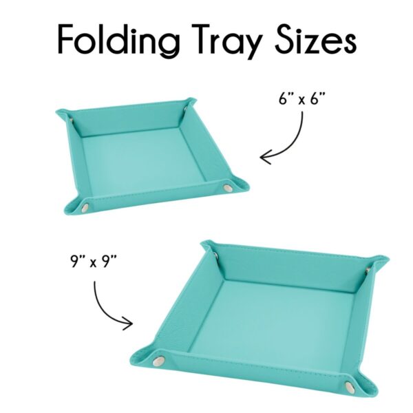 Leatherette Folding Trays - Image 4