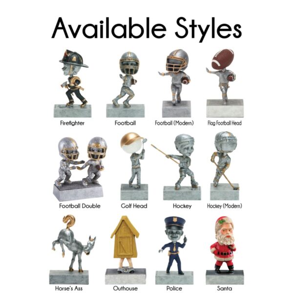 Rock'n Bop Bobblehead Resin Award - Image 4