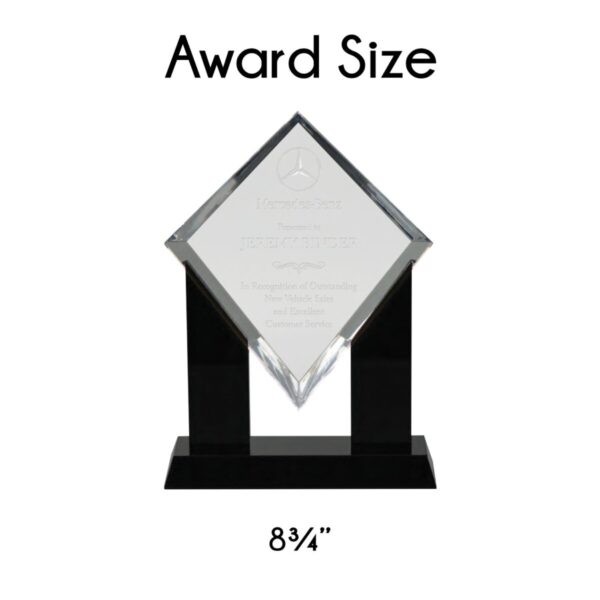 Marquis Diamond Acrylic Award - Image 3