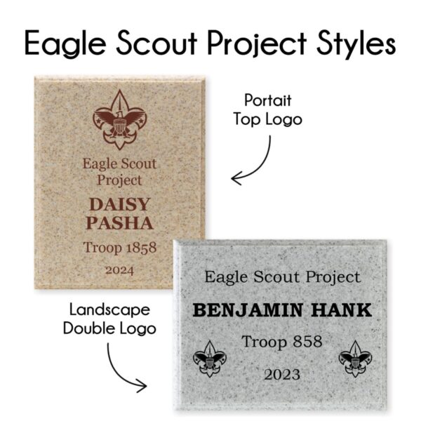 AcrylaStone Eagle Scout Project Plaque - Image 6