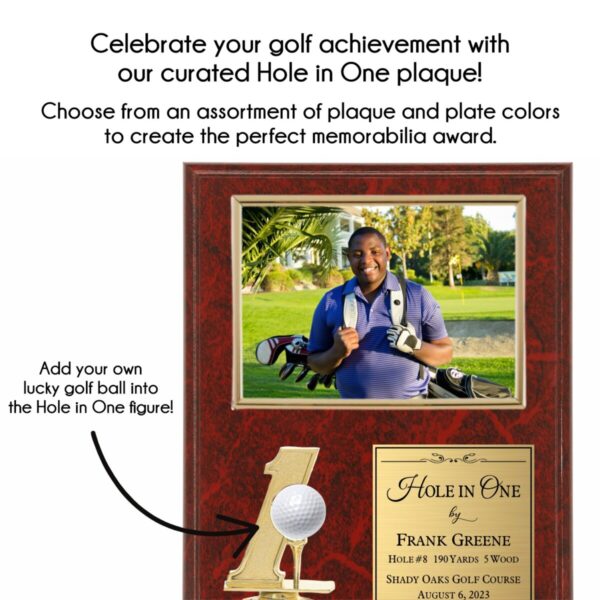 Hole in One Plaque (9"x12") - Image 2