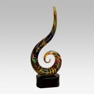 Color Swoop Art Glass