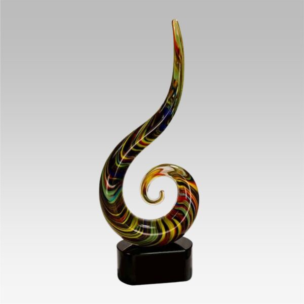 Color Swoop Art Glass
