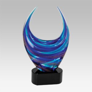 Twin Wave Art Glass