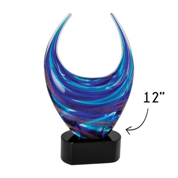 Twin Wave Art Glass - Image 2