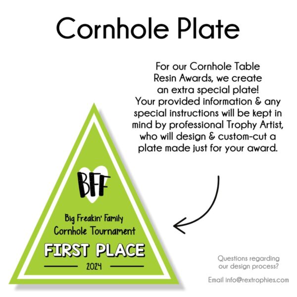 Cornhole Table Resin Award - Image 3