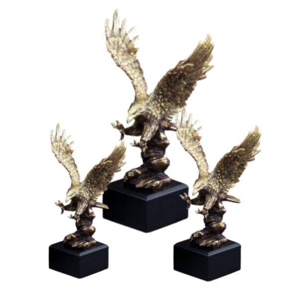 Gold Striking Eagle Resin Award