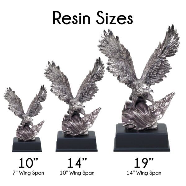 Silver Striking Eagle Resin Award - Image 2