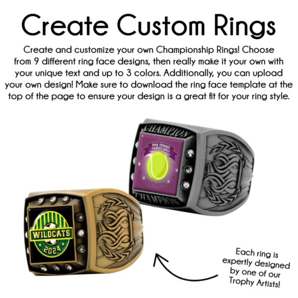 Express Torch Championship Rings - Image 2