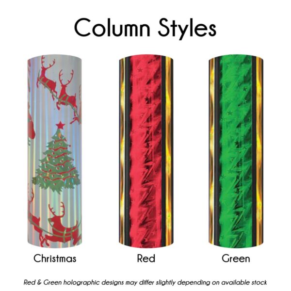Christmas Figure on Column with Trim Trophy - Image 4