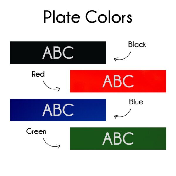 Laser-Engraved Aluminum Plates - Image 2