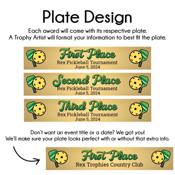 Pickleball Trophy - Image 3