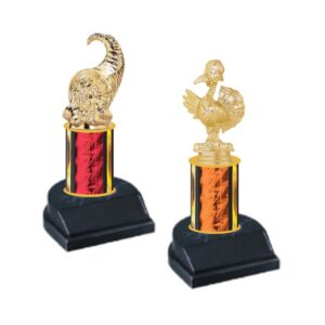 Thanksgiving Figure on Column Trophy