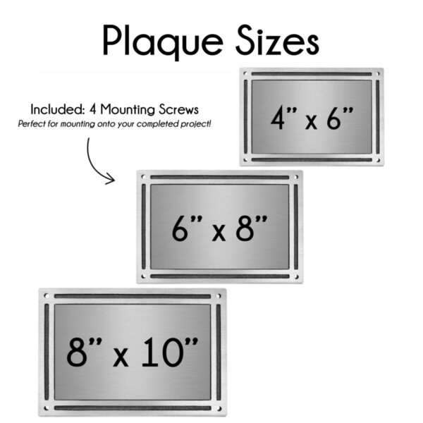 Cast Aluminum Eagle Scout Project Plaque with Mounting Screws - Image 3