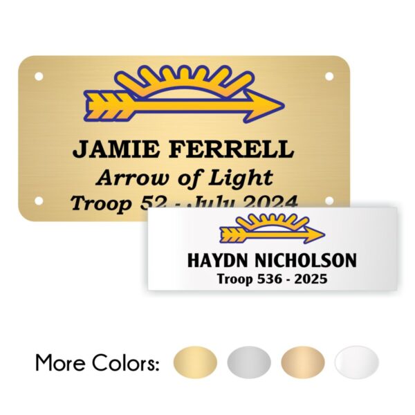 Arrow of Light Plates - Color Logo