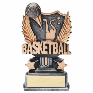 Silver All Star Resin - Basketball