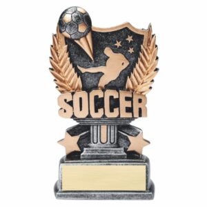 Silver All Star Resin - Soccer