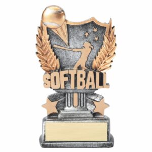 Silver All Star Resin - Softball