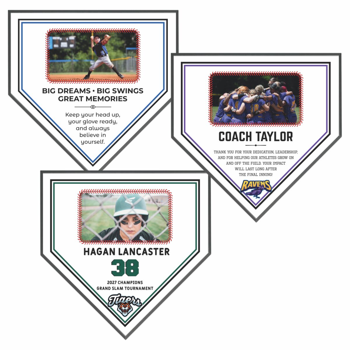 Home Plate Photo Plaques - Image 3