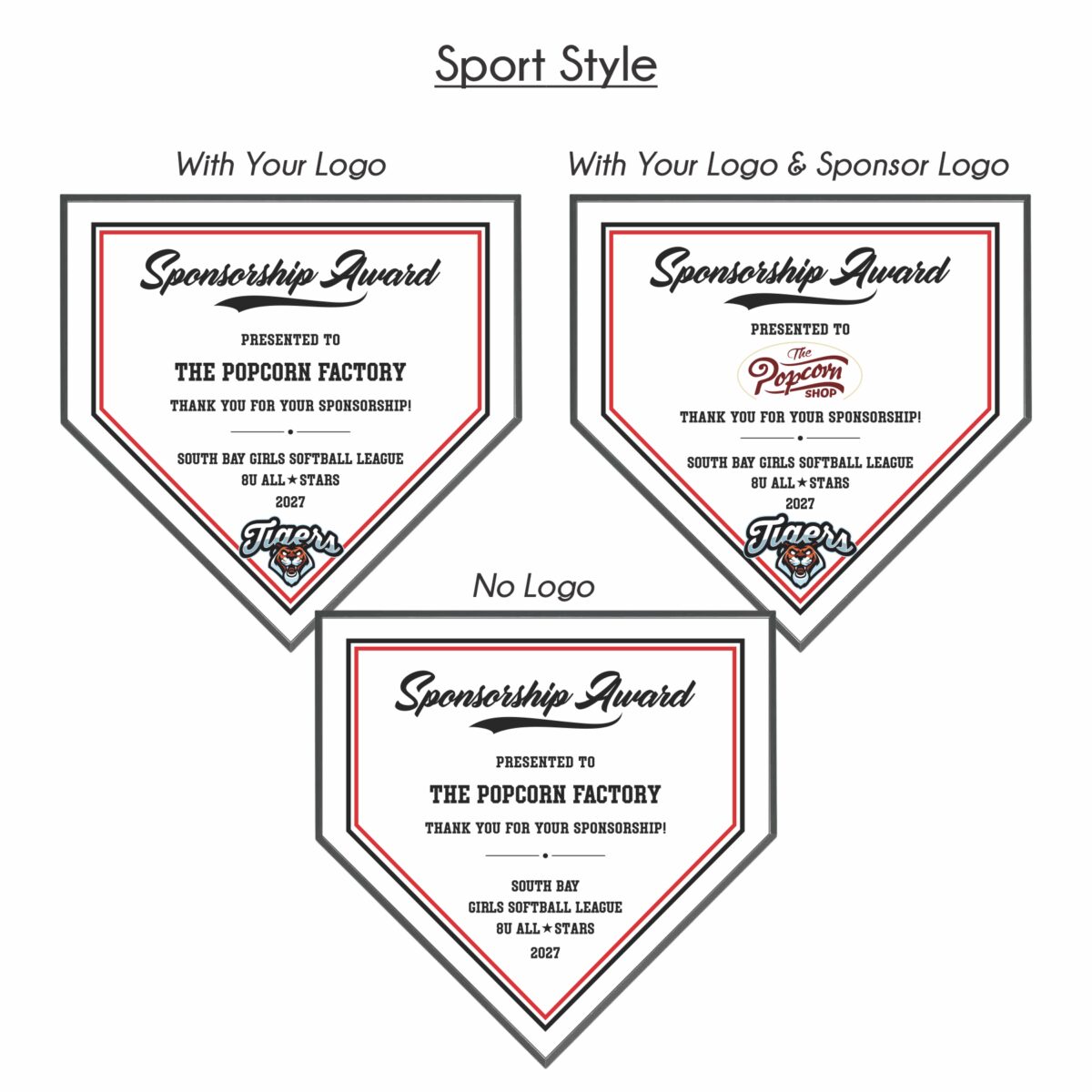 Home Plate Sponsorship Plaques - Image 3