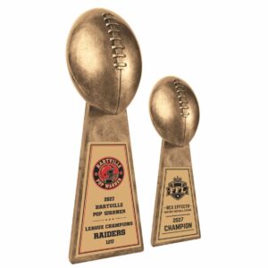 Gold Lombardi Style Resin Trophy