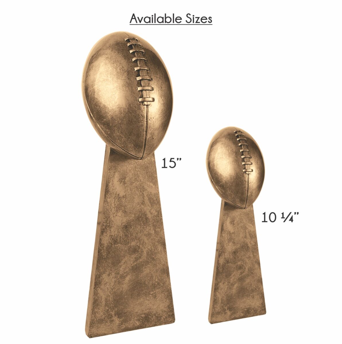 Gold Lombardi Style Resin Trophy - Image 2