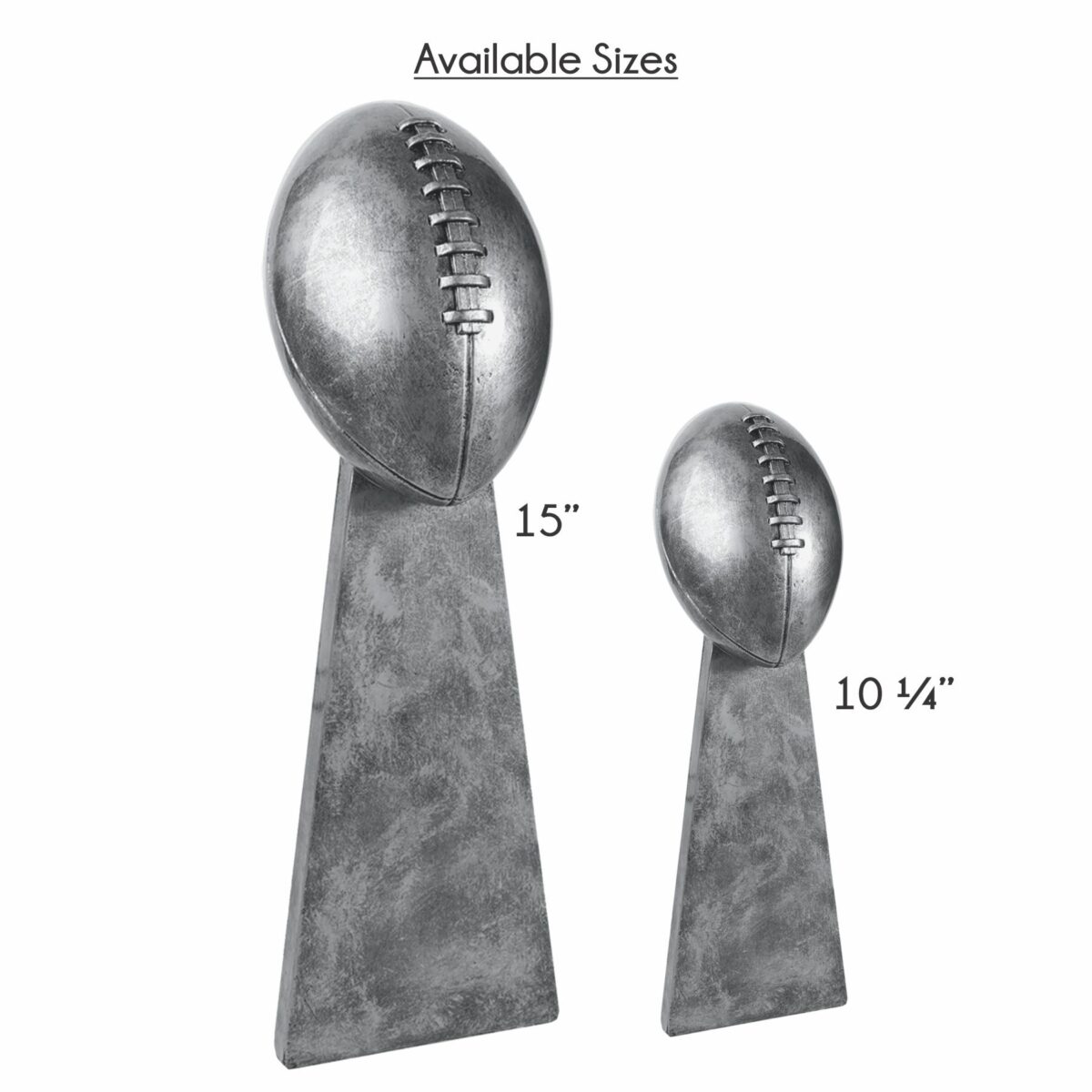 Silver Lombardi Style Resin Trophy - Image 2