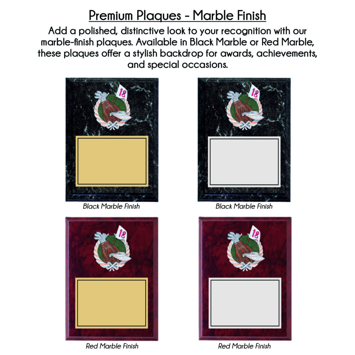 Gold Wreath Resin Mount Plaque - Image 8
