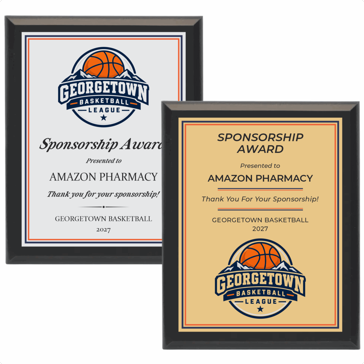 Sponsor Plaques with Logo - Image 3