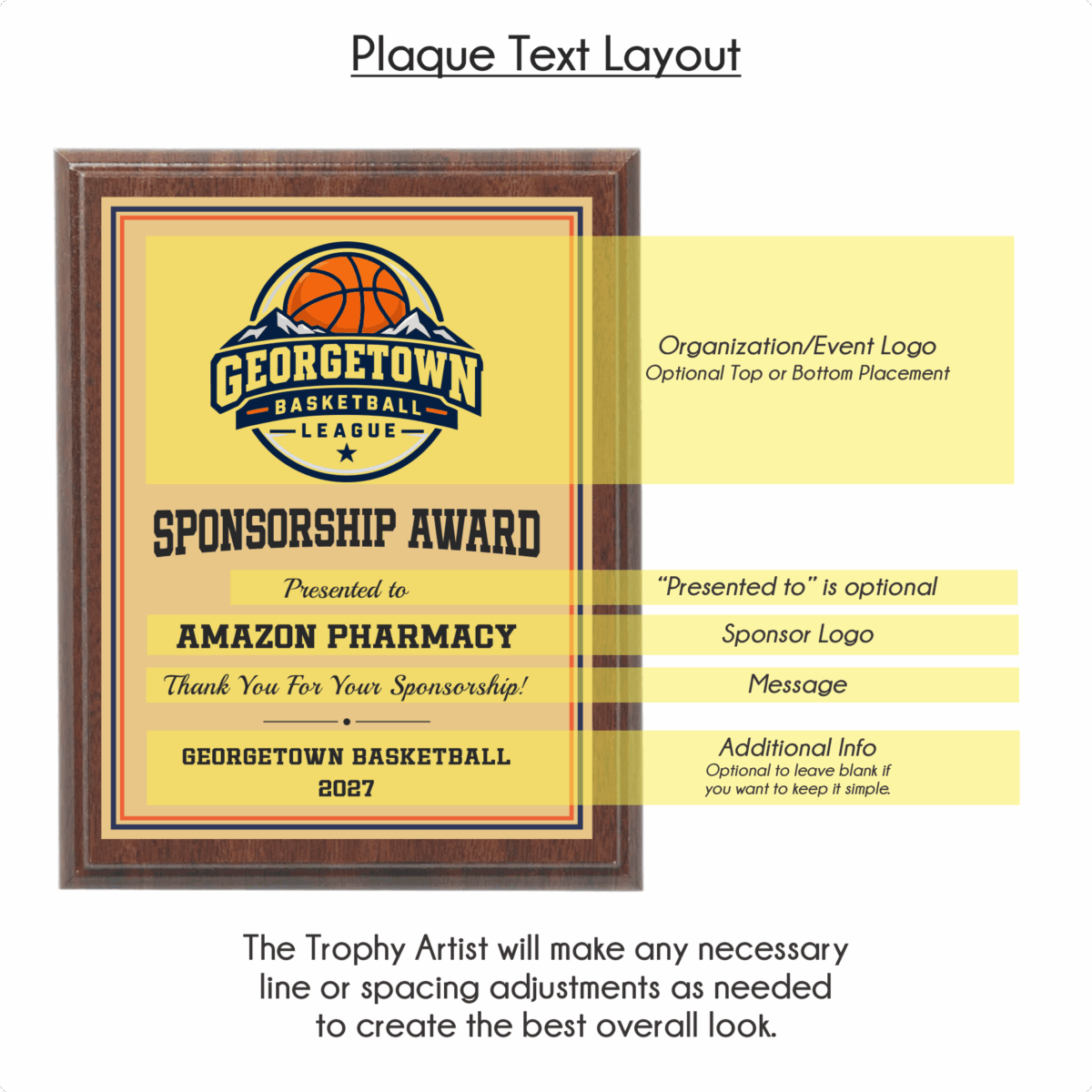 Sponsor Plaques with Logo - Image 5