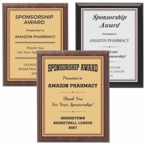 Sponsor Plaques
