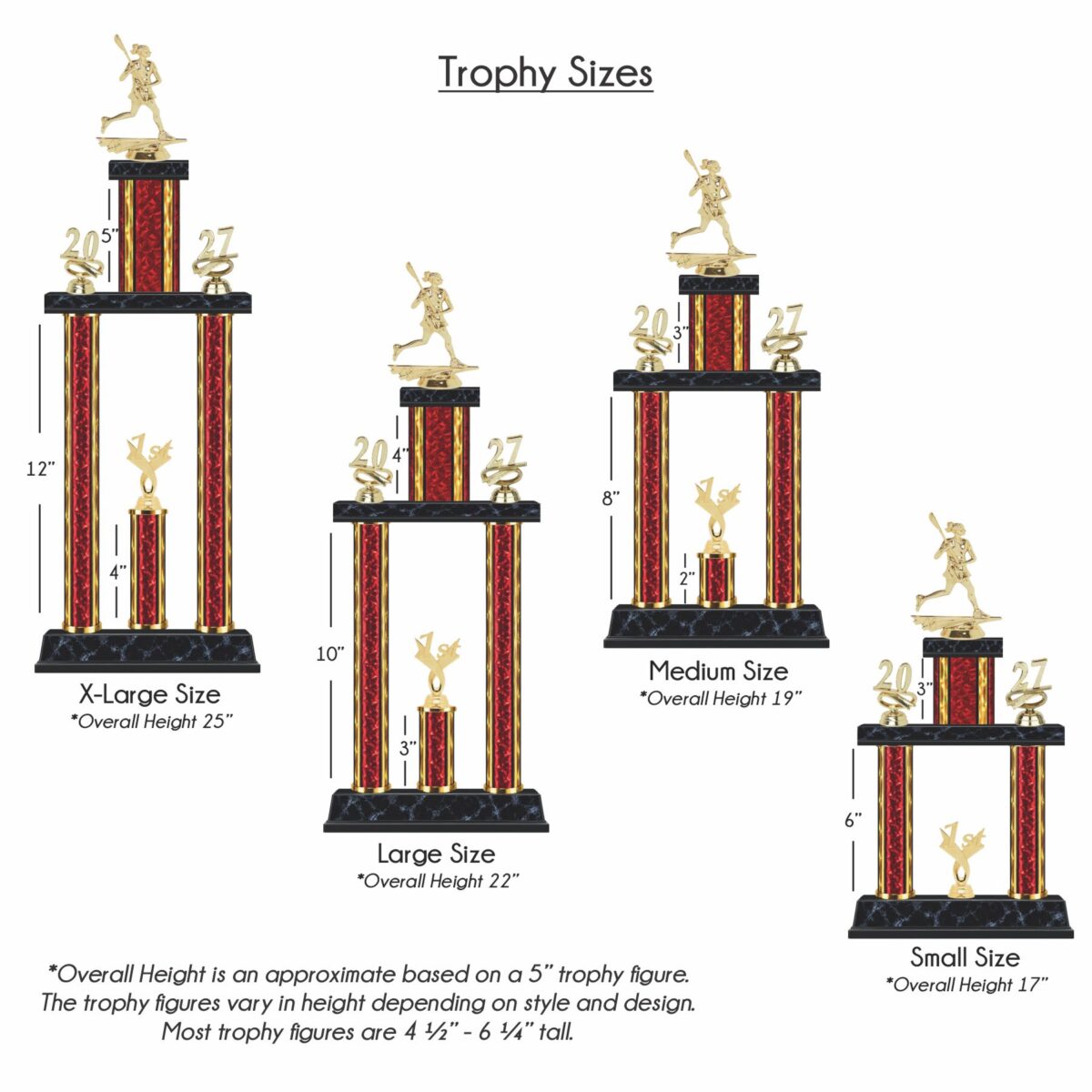 Double Column Trophy - Wide - Image 2