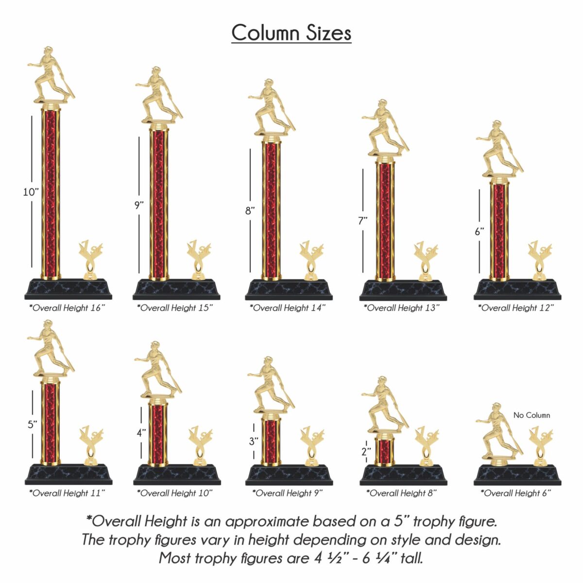 Single Column Trophy with Trim - Image 2