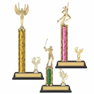 Single Column Trophy with Trim