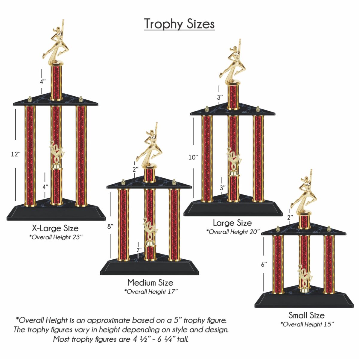 Triple Column Trophy - Image 2