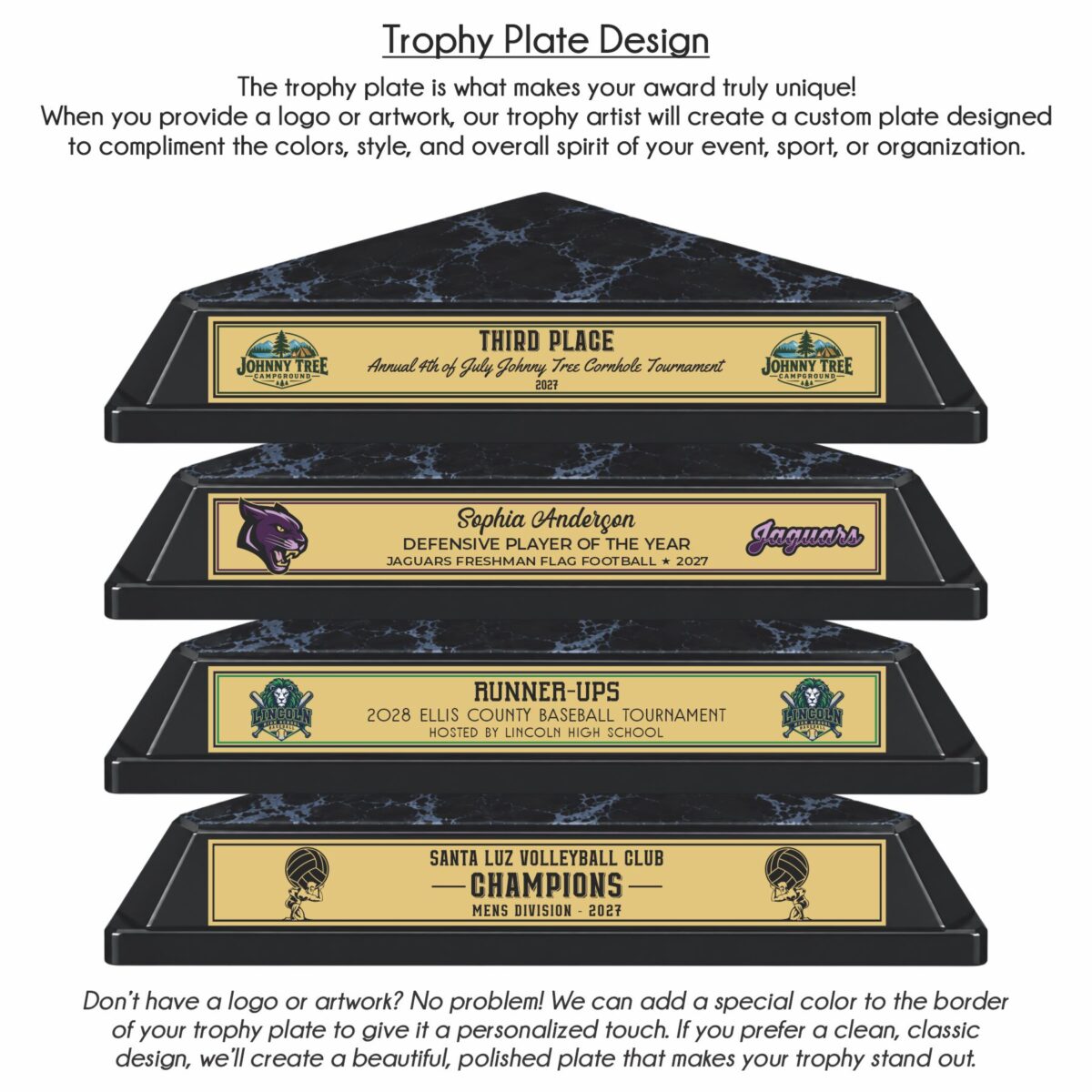 Triple Column Trophy - Wide - Image 6