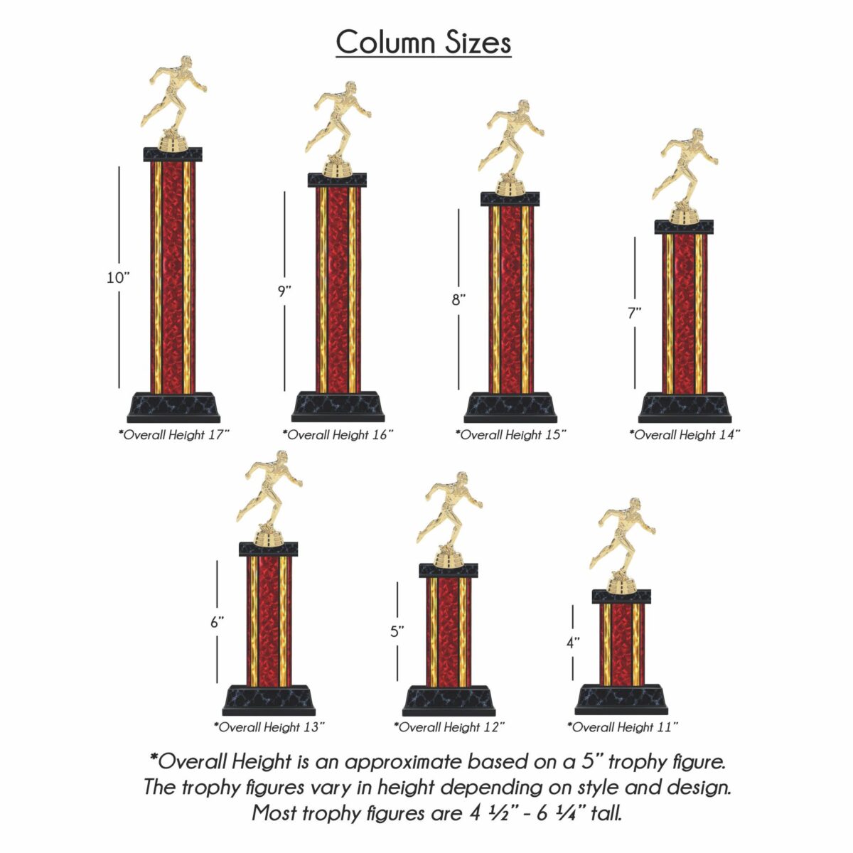 Single Wide Column Trophy - Image 2